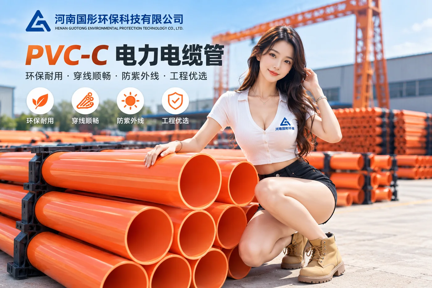 PVC-C 电力电缆管